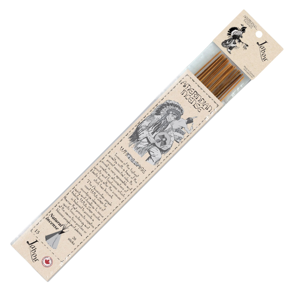 White Sage Amerindian Incense Sticks (20)