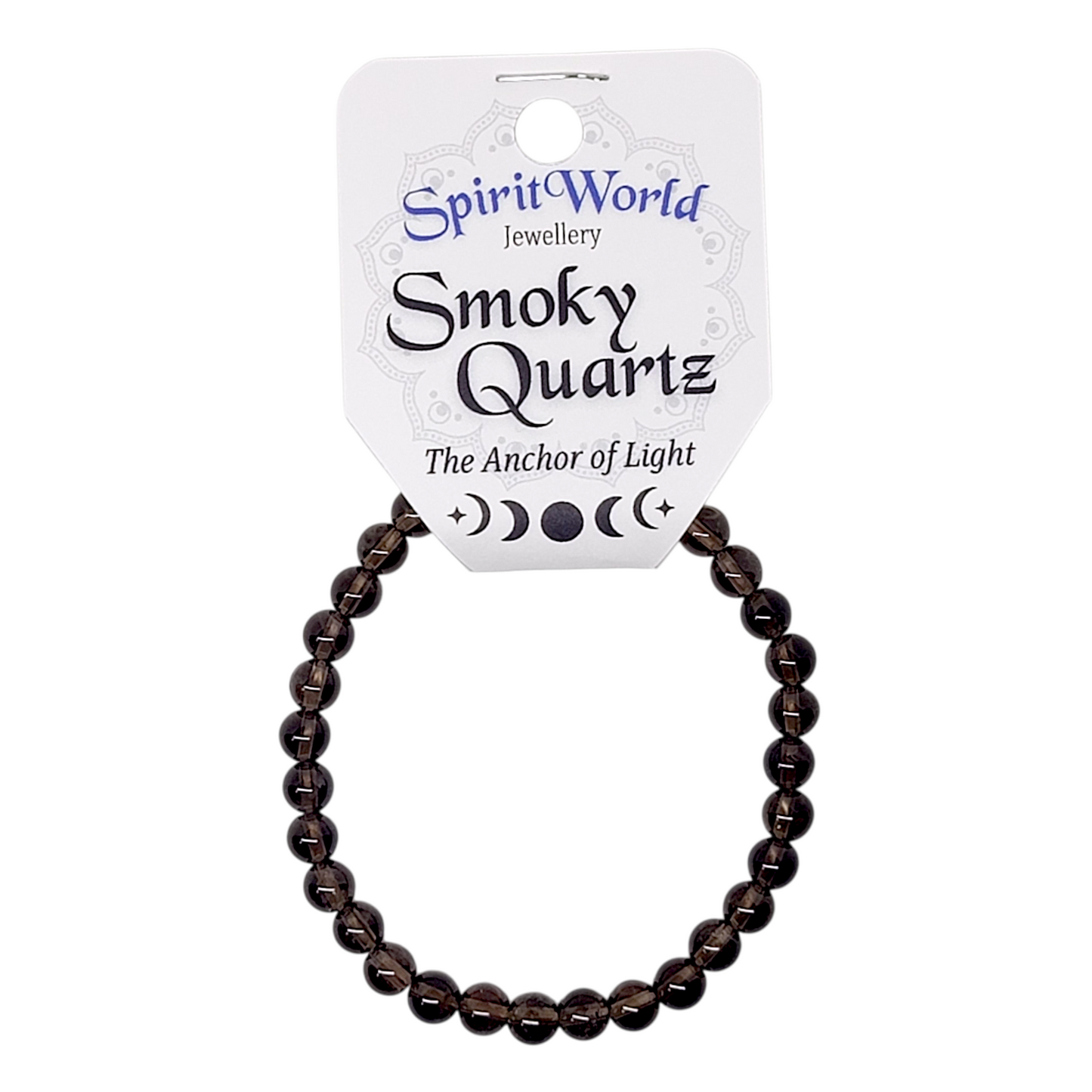 Smoky Quartz Bracelet 6mm