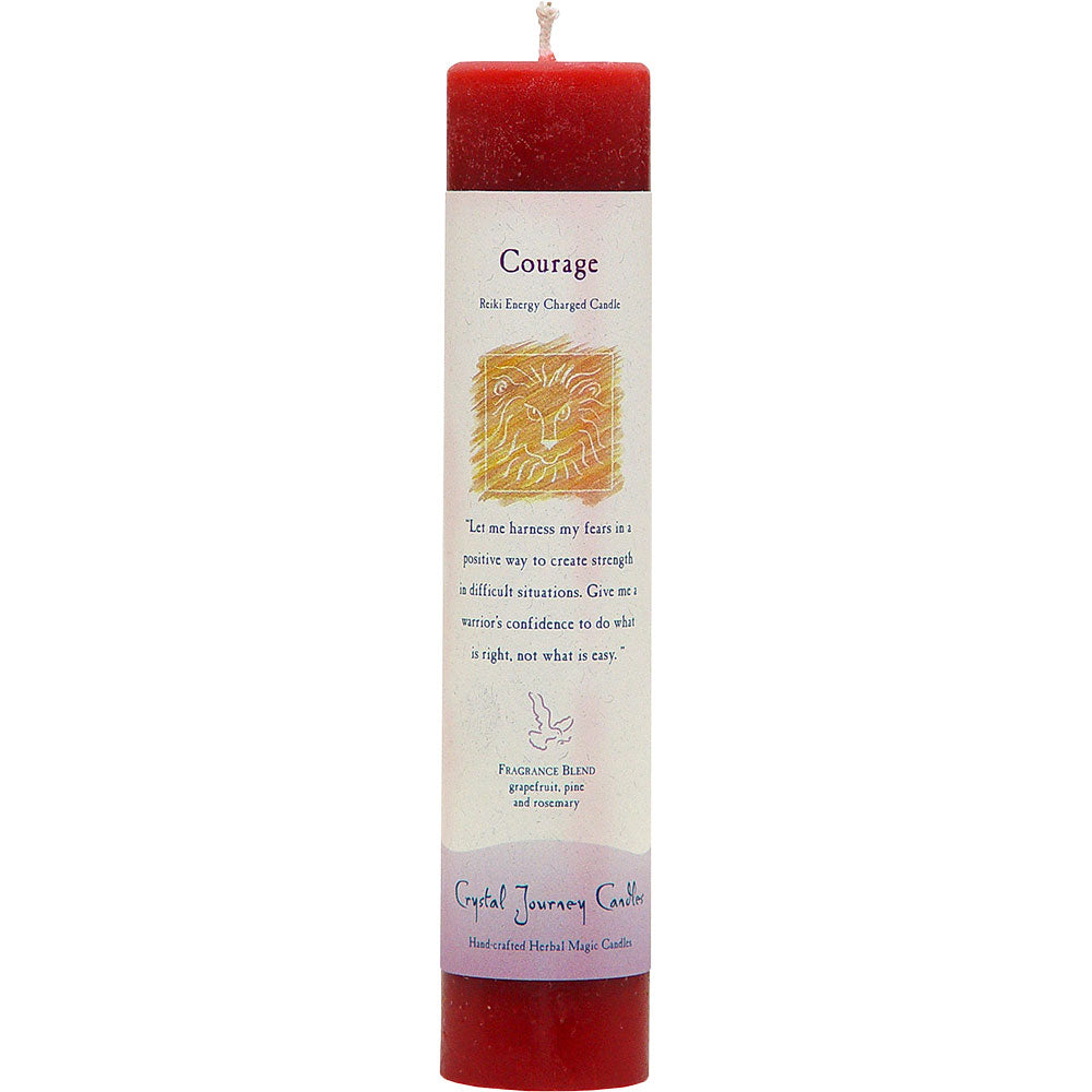 Courage - Reiki Energy Charged Candle