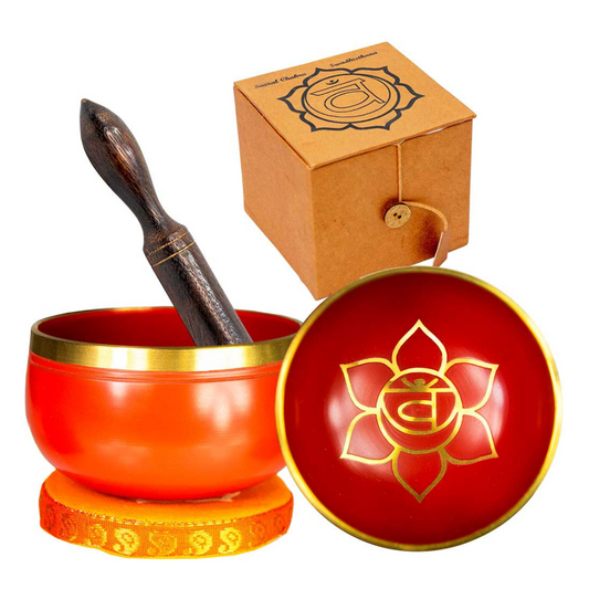 Sacral Chakra Mini Singing Bowl (Orange)