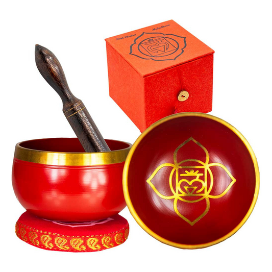 Root Chakra Mini Singing Bowl (Red)