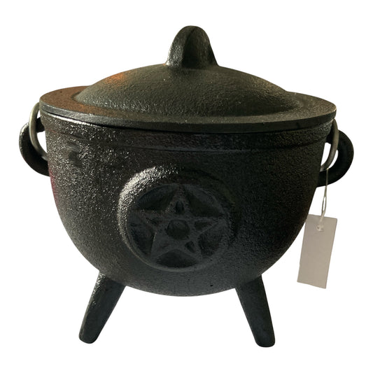 Cast Iron Cauldron Pentacle