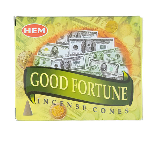 Good Fortune Incense Cones HEM