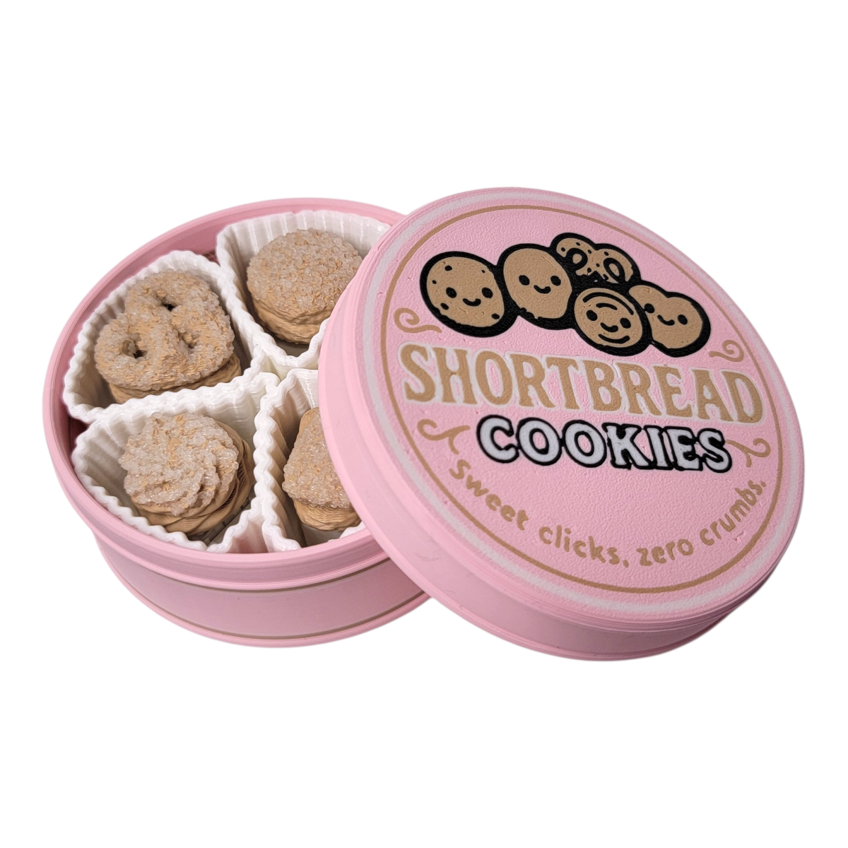 Shortbread Cookies Tin Multi-Clicker Fidget