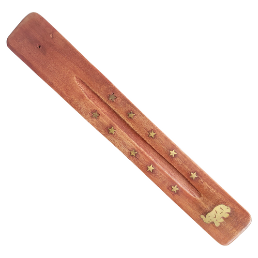 Elephant Wood & Brass Incense Holder