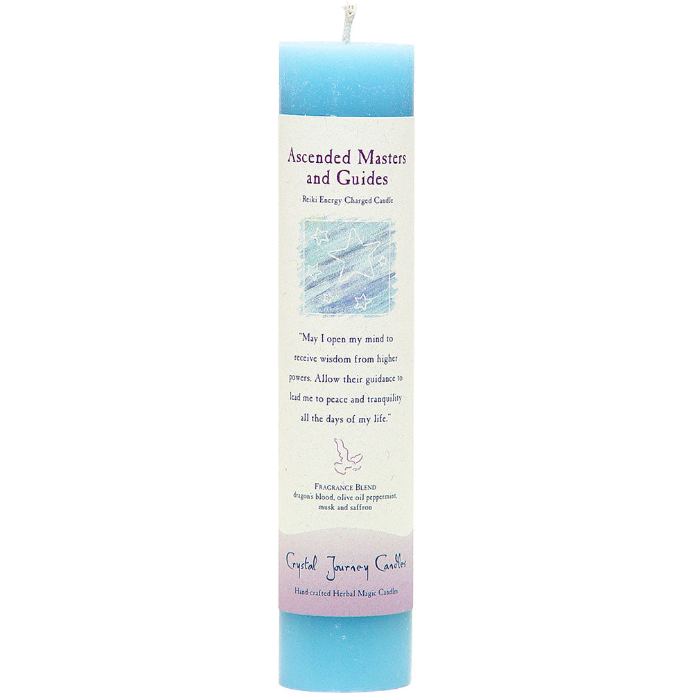 Ascended Masters and Guides - Reiki Energy Charged Candle