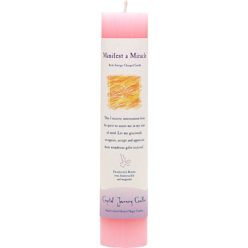 Manifest a Miracle - Reiki Energy Charged Candle