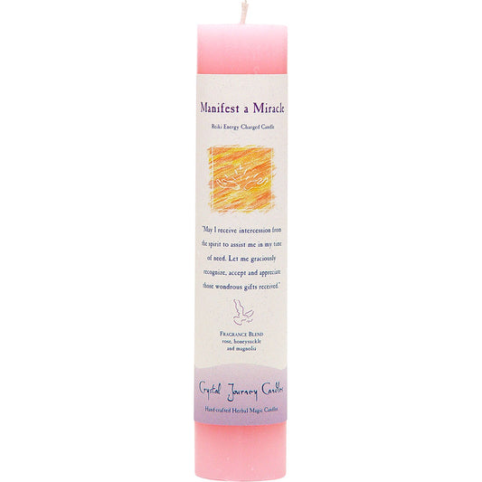 Manifest a Miracle - Reiki Energy Charged Candle
