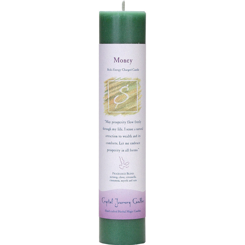 Money - Reiki Energy Charged Candle