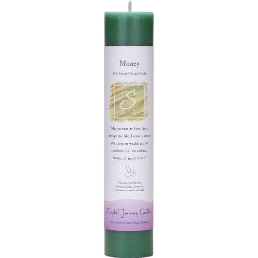 Money - Reiki Energy Charged Candle